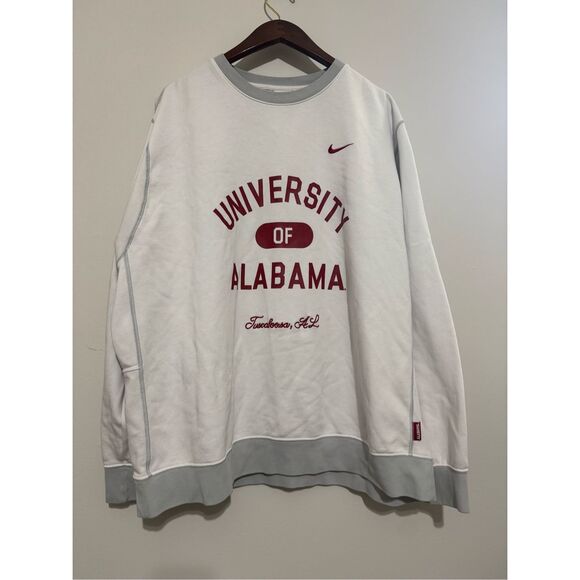 Alabama Crimson Tide Sweatshirt Mens XXL NCAA Football Nike Crewneck Tuscaloosa - Picture 1 of 8